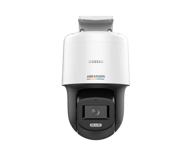 Camera supraveghere exterior IP PTZ Speed Dome ColorVu Hikvision DS-2DE2C200SCG-EF0, 2 MP, 2.8 mm, microfon/difuzor, lumina alba 30 m, slot card, PoE