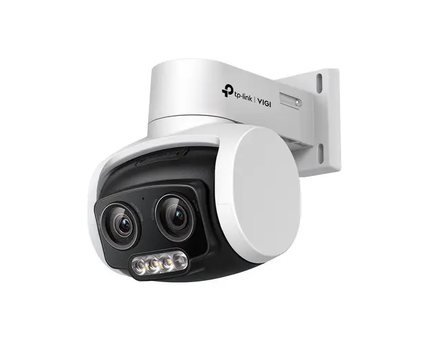 Camera supraveghere IP Speed Dome PT cu lentila duala TP-LINK Full Color VIGI C540V, 4 MP, 4 - 12 mm, IR/lumina alba 30 m, microfon si difuzor, slot card, active defense, clasificare si detectie om/vehicul, vizualizare de pe telefon, PoE, auto tracking