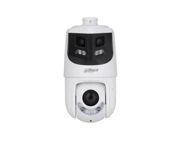 Camera supraveghere IP Speed Dome PTZ Dahua Starlight TiOC SDT4E425-8P-GB-APV1, 8MP + 4MP, 5 - 125mm, IR/lumina alba 100m/50m, 25x, slot card, Smart tracking, panoramic, PoE+