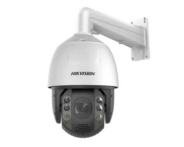 Camera supraveghere rotativa IP Speed Dome PTZ Hikvision DarkFighter AcuSense DS-2DE7A225IWAEBT5, 2 MP, IR 200 m, 4.8-120 mm, slot card, motorizat, Hi-PoE , auto tracking
