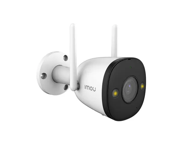 Camera supraveghere wireless IP WiFi Full Color Imou Bullet 2 IPC-F22FEP, 2 MP, lumina alba 30 m, 2.8 mm, microfon, sirena, slot card