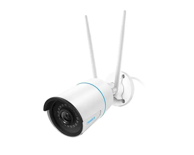 Camera supraveghere wireless IP WiFi Reolink W320, 5 MP, IR 30 m, 4 mm, slot card, detectie oameni/vehicule, microfon