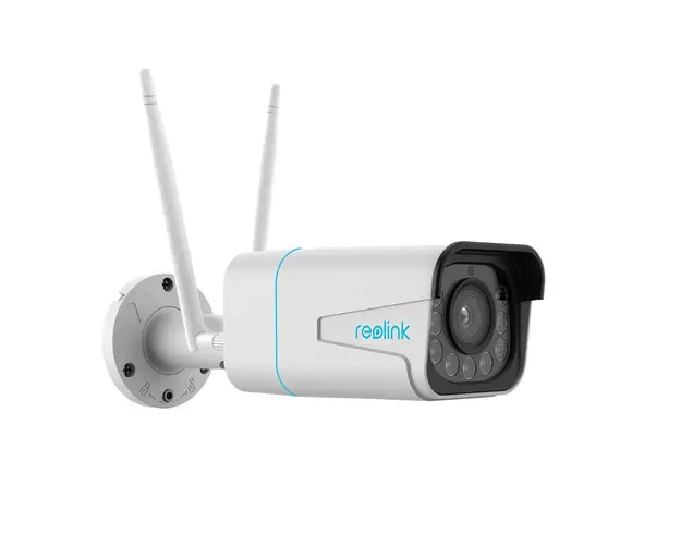 Camera supraveghere wireless IP WiFi Reolink RLC-511WA, 5 MP, IR 30 m, 2.7-13.5 mm, 5x, slot card, detectie oameni/vehicule, microfon, difuzor