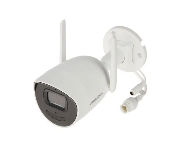 Camera supraveghere IP exterior Hikvision DS-2CV2041G2-IDWD, 4 MP, IR 30 m, 2.8 mm, detectia miscarii, slot card, microfon
