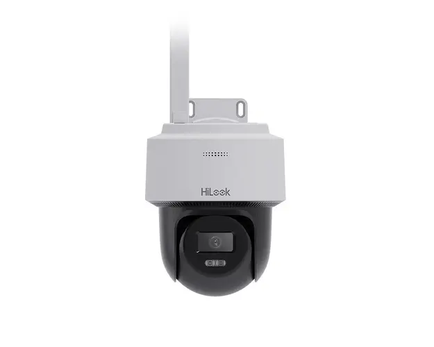 Camera supraveghere IP wireless Wi-Fi PT Hikvision HiLook PTZ-N2C200I-W(W), 2 MP, IR 30 m, slot card, 2.8 mm, microfon, difuzor, detectie miscare