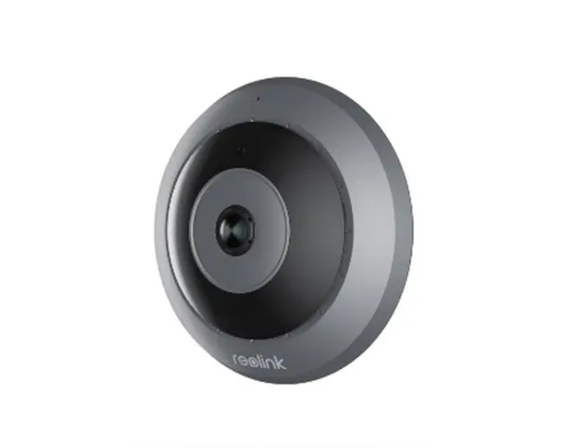 Camera supraveghere panoramica IP WiFi Fisheye Reolink W520, 6 MP, 1.98 mm, IR 8 m, microfon, sirena, slot card, moduri multiple de vizualizare
