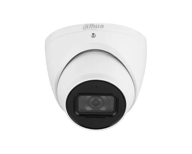 Camera supraveghere IP Dome Dahua IPC-HDW3841EM-S-0280B-S2, PoE, 2.8 mm, 4K, IR 30m, microfon , slot card