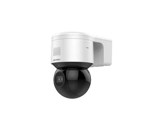 Camera supraveghere rotativa PTZ wireless IP WiFi Hikvision DS-2DE3A404IWG-E/W, 4 MP, 2.8-12 mm, IR 50 m, lumina alba 6 m, slot card, microfon si difuzor, PoE