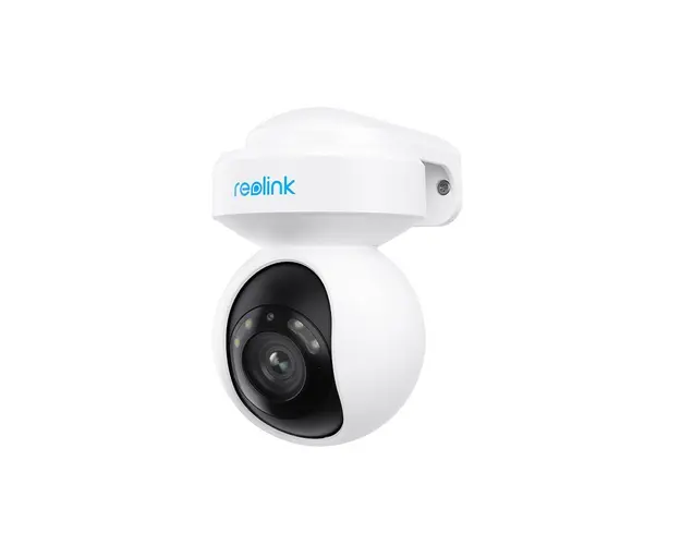 Camera supraveghere PTZ wireless Reolink E540, 5 MP. Pan si Tilt, 3X Zoom, 2.8 - 8 mm, auto-tracking, detectie persoane / vehicule / animale, IR / lumina alba 12 m, WI-Fi. microfon, difuzor, slot card