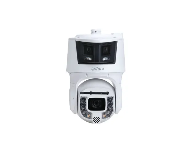 Camera supraveghere rotativa IP Speed Dome PTZ cu stergator Dahua WizMind Dual Light SDT8C842-8P-FA-APV-0280, 8 MP, 5.5-231mm, IR 300m, lumina alba 30m, 42x, slot card, auto-tracking, active deterrence, PoE++