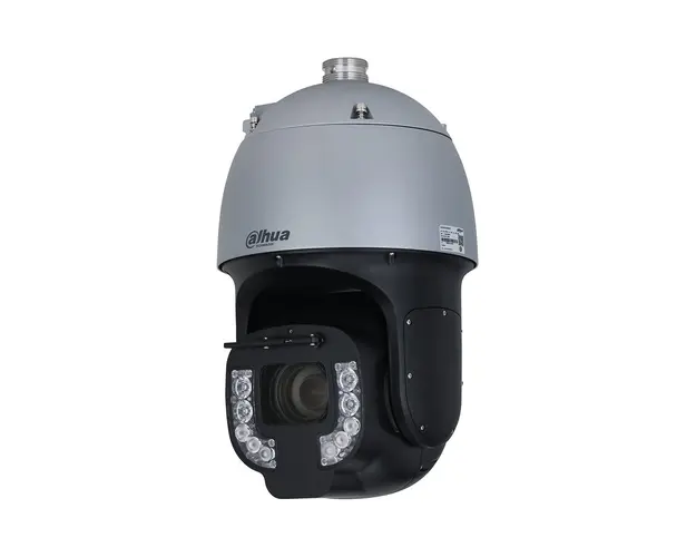 Camera supraveghere rotativa IP Speed Dome PTZ cu stergator Dahua WizMind Polarlight SD8C440FD-HNF, 4 MP, IR 250m, lumina alba 80m, 6-240 mm, 40x, auto-tracking, recunoastere faciala, slot card, Hi-PoE