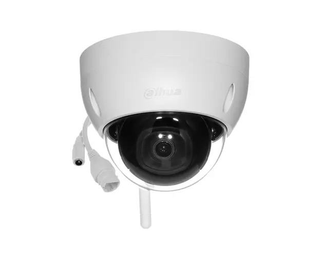 Camera supraveghere wireless IP WiFi Dome Dahua IPC-HDBW1430DE-SW-0280B, 4 MP, IR 30 m, 2.8 mm, slot card