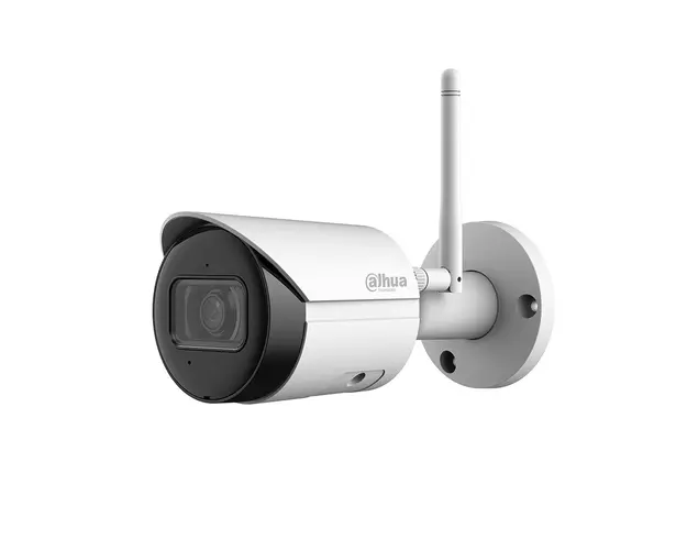 Camera supraveghere wireless IP WiFi Dahua IPC-HFW1430DS-SAW, 4 MP, IR 30 m, 2.8 mm, slot card, microfon, card 64 GB inclus