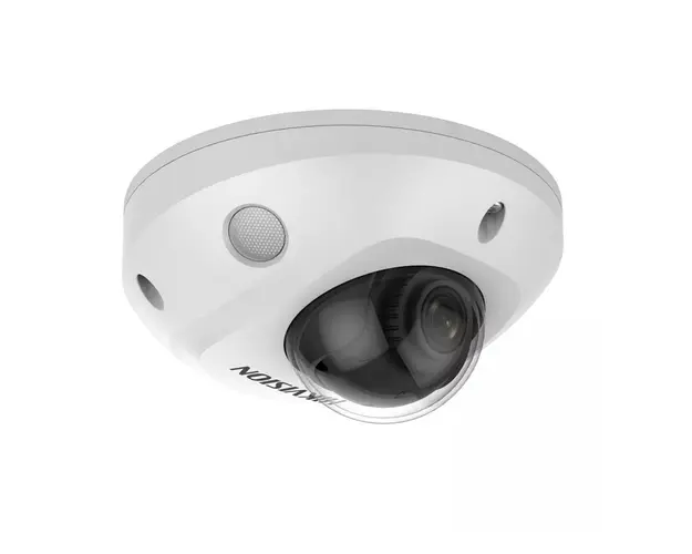 Camera supraveghere wireless IP WiFi Hikvision AcuSense DS-2CD2543G2-IWS2, 4 MP, IR 30 m, 2.8 mm, PoE, slot card, microfon