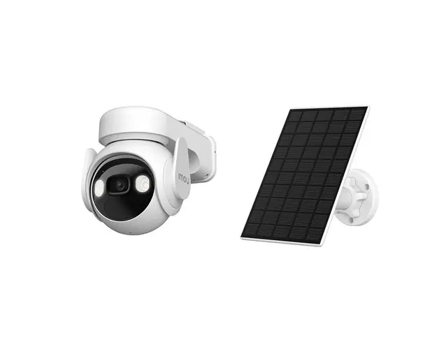 Camera supraveghere wireless IP IMOU Cell PT 4G KIT/IPC-K9EP-3T0TE-EU/FSP12-TYPEC, 2K, 3.6 mm, 4G LTE, acumulator 15000 mAh, slot card, IR/lumina alba 20 m, microfon, difuzor, auto-tracking, panou solar