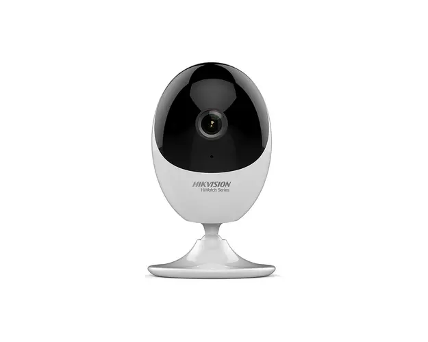 Camera supraveghere wireless WiFi Hikvision HiWatch HWC-C120-D/W2W, 2MP, IR 10 m, 2.0 mm, detectare miscare, slot card, microfon