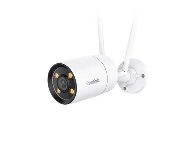 Camera supravehgere IP wireless Reolink ColorX W320X, 2K, 4 mm, Wi-Fi, detectie persoane / vehicule / animale, lumina alba, microfon si difuzor, slot card