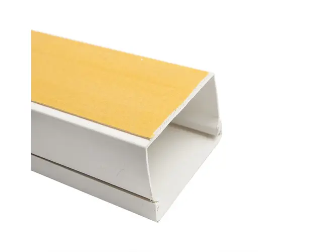 Canal cablu PVC CX-F25X25A cu adeziv 25 x 25 mm, alb, 2 metri, pret/buc