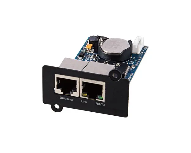Monitorizare si control centralizat nJoy SNMP Card PM, compatibila cu seriile Echo Pro/Argus/Aster, suport pentru senzor de umiditate si temperatura