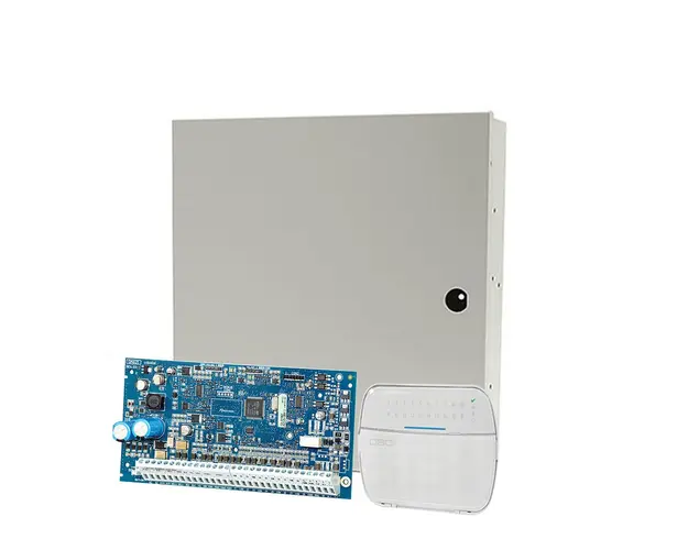 Centrala alarma antiefractie NEO DSC NEO-2016 cu tastatura NEO HS2LED si carcasa PC5003, 2 partitii, 6 zone, 48 utilizatori