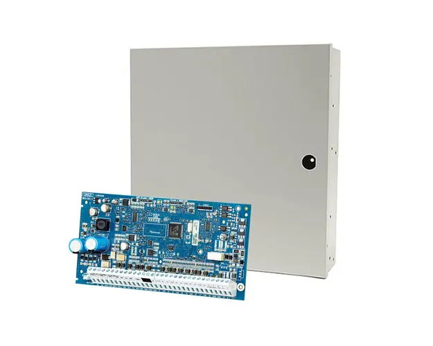 Centrala alarma antiefractie NEO DSC NEO-2032NK cu cutie PC5003, 4 partitii, 8 zone, 72 utilizatori