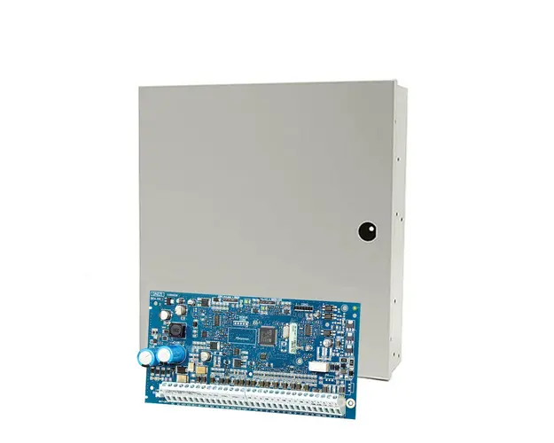 Centrala alarma antiefractie DSC NEO-2128 cu cutie PC5003, 8 partitii, 8 zone, 95 utilizatori