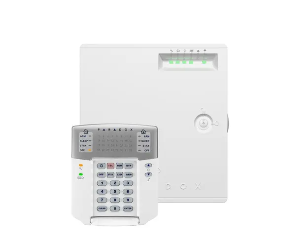 Centrala alarma antiefractie wireless Paradox Magellan MG5075 + tastatura K32+, 32 zone, 32 coduri utilizatori, 512 evenimente