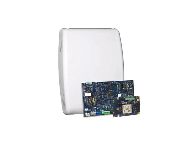 Centrala alarma antiefractie hibrid DSC PowerSeries PRO-HS3032GSM, 4 partitii, 8-32 zone, 72 utilizatori, GPRS-3G, PowerG