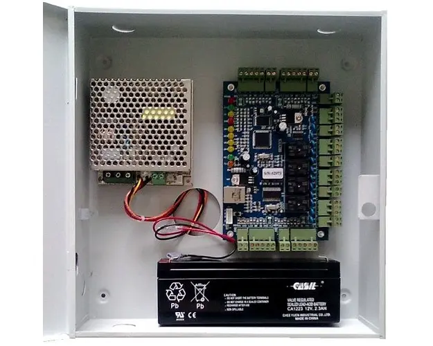Centrala control acces SEAC-IP4, 20000 utilizatori, 255 centrale, 4 usi unidirectionale