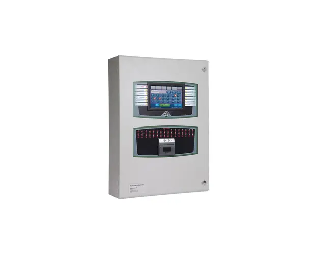 Centrala de incendiu analog-adresabila Kentec Taktis TABED2311PA1, 2-16 bucle, 126 adrese/bucla, 48 zone, 10000 evenimente