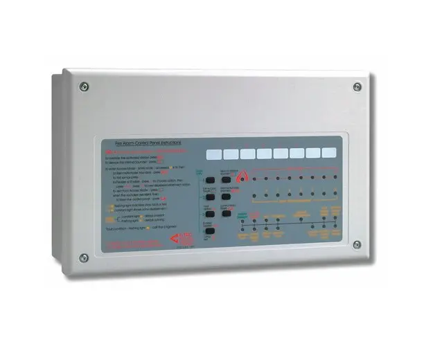 Centrala de incendiu cu 4 zone C-Tec CFP704E, 25 detectori/zona, 500 m, sursa si incarcator baterii