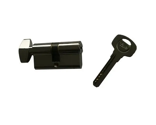 Cilindru de siguranta cu buton Yale 1000 A 01 CAN K 40X40, 5 chei, 6 pini