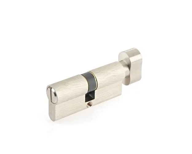 Cilindru siguranta patentat cu buton Yale 10-1803-3035-CK-2201, 5 chei, 6 pini, nichel satinat