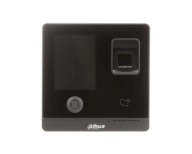 RESIGILAT - Cititor biometric de interior Dahua ASI1212F, ecran tactil 2.8 inch, PIN, card, amprenta, 30.000 utilizatori, 150.000 evenimente