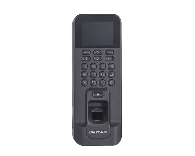 Cititor biometric de interior IP WiFi Hikvision DS-K1T804AMF, 2.4 inch, Mifare, 13.56 MHz, 3.000 amprente, 3.000 carduri, 100.000 evenimente