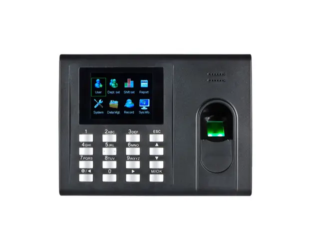 Controler de acces IP biometric ZKTeco TA-UA130ZLM-1, ecran 2.8 inch, parola, 500 amprente, 1.000 carduri, 50.000 evenimente