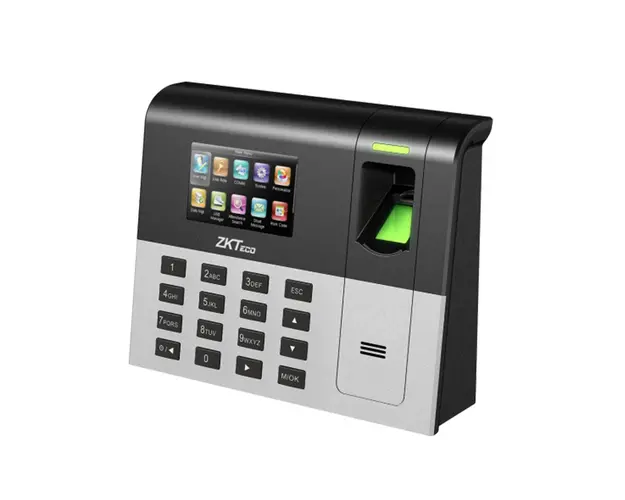 Controler de acces IP biometric ZKTeco TA-UA200ZMM-1, ecran 3 inch, parola, 3.000 amprente, 10.000 carduri, 100.000 evenimente