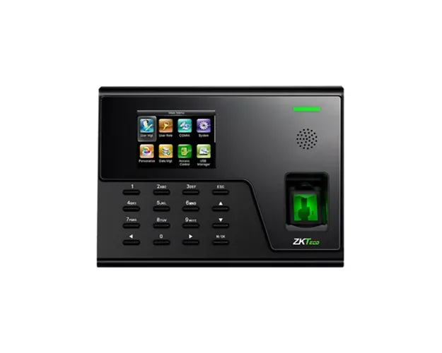 Controler de acces IP biometric ZKTeco TA-UA760-1-W, WiFi, ecran 2.8 inch, parola, 1.000 amprente, 3.000 carduri, 50.000 evenimente