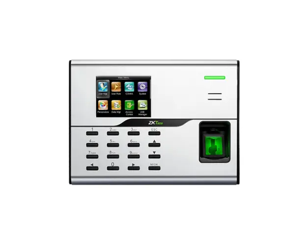 Controler de acces IP biometric ZKTeco TA-UA860-1-W, WiFi, ecran 2.8 inch, parola, 1.000 amprente, 3.000 carduri, 50.000 evenimente
