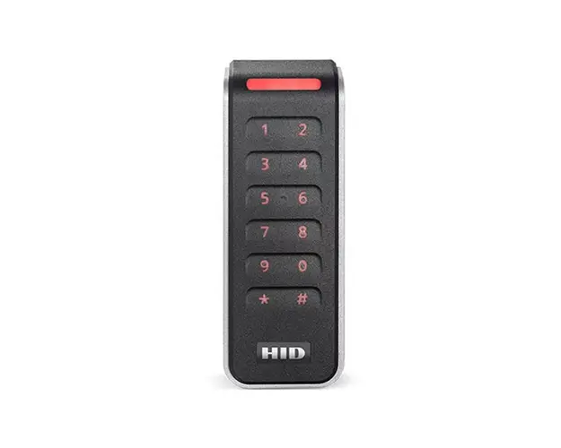 Cititor de proximitate cu tastatura Hid Signo 20KNKS-00, OSDP, Wiegand, NFC, 13.56 MHz, 125 kHz