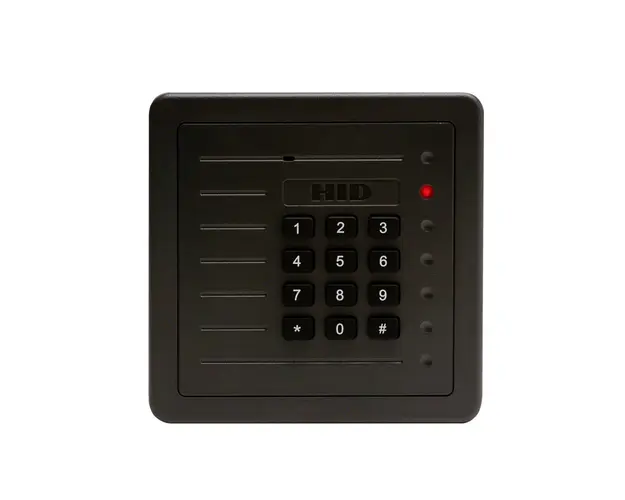 Cititor de proximitate cu tastatura HID 5355 ProxPro, 125 kHz, Wiegand, card/cod PIN, interior/exterior