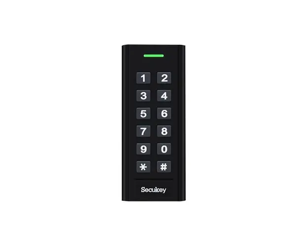Cititor de proximitate cu tastatura OSDP Secukey XK6-RX, EM/Mifare/HID, IP66, interior/exterior