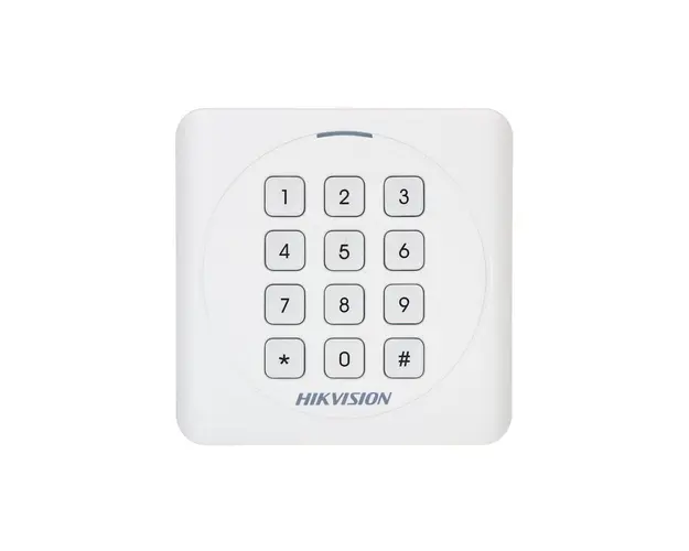 Cititor de proximitate cu tastatura RFID Hikvision DS-K1801EK, EM, 125 KHz, interior/exterior