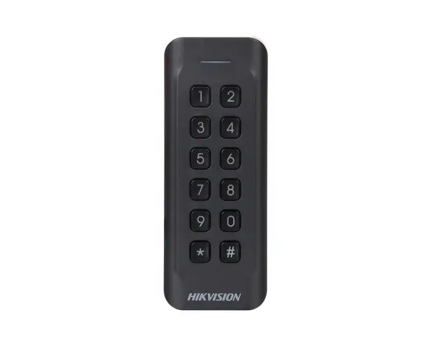 Cititor de proximitate cu tastatura RFID Hikvision DS-K1802EK, EM, 125 KHz, interior/exterior