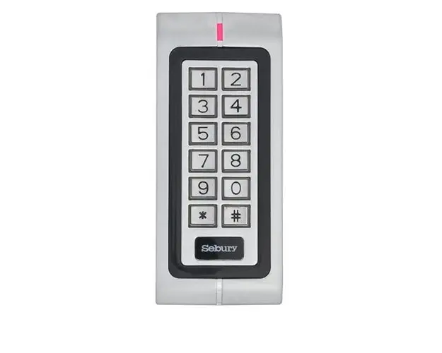 Cititor de proximitate cu tastatura Sebury W1-A, 1200 coduri, 1200 cartele, 12-24 V