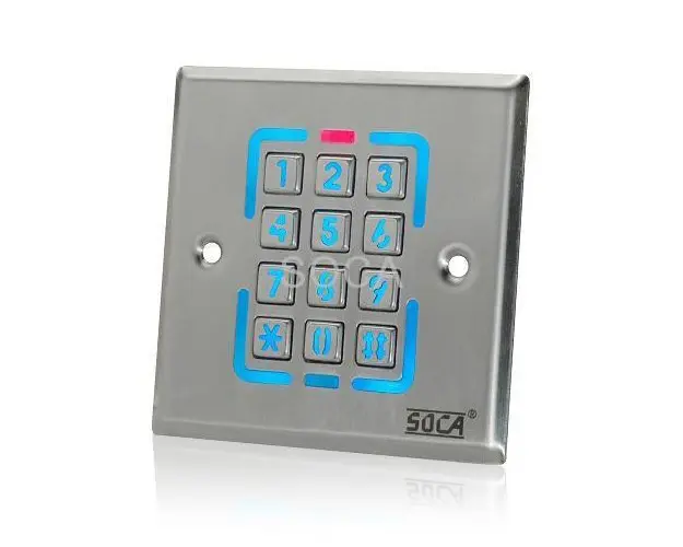 Cititor de proximitate cu tastatura Soca ST-226, 125 KHz, 1000 carduri, 12 V