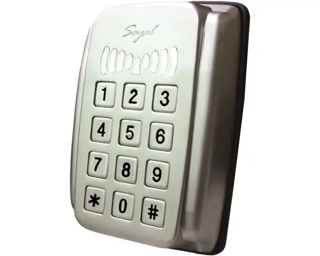 Cititor de proximitate cu tastatura Soyal AR-321 HBR1111, 1024 cartele, 1200 evenimente