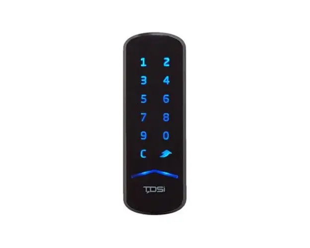 Cititor de proximitate cu tastatura TDSI 5002-0621, 13.56 MHz, 7-14 V