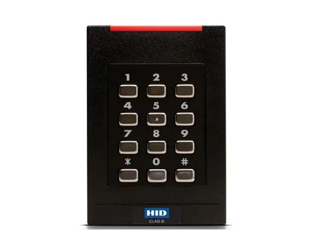 Cititor de proximitate HID 921P, Wiegand, 125 kHz, 13.56 MHz, card/cod PIN, interior/exterior