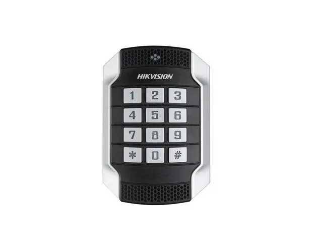 Cititor de proximitate RFID cu tastatura Hikvision DS-K1104MK, Mifare, 13.56 MHz, interior/exterior